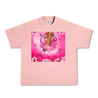 Salmon Breast Cancer diva Urban Heavy Tee - NancyCooperArtShop