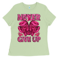 Matcha never give up cancer Ladies Tee - texasbilliewilder