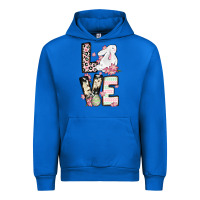 Cobalt Love Easter bunny Urban Hoodie - OliviaCreatesArt