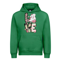 Emerald Love Easter bunny Urban Hoodie - OliviaCreatesArt