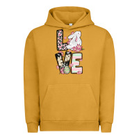 Pigment Peanut Butter Love Easter bunny Urban Hoodie - OliviaCreatesArt