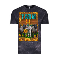 Cloud Black Western Baby Sheeps Farm Life Vintage Tee - LillyAllenDesigns