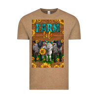 Vintage Coffee Western Baby Sheeps Farm Life Vintage Tee - LillyAllenDesigns