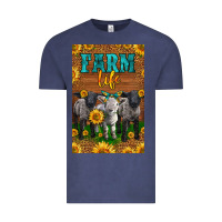 Vintage Denim Western Baby Sheeps Farm Life Vintage Tee - LillyAllenDesigns