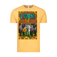 Vintage Mustard Western Baby Sheeps Farm Life Vintage Tee - LillyAllenDesigns