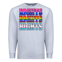 Heather Grey Rights rights rights Premium Sweatshirt - NancyCooperArtShop