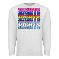 Oatmeal Heather Rights rights rights Premium Sweatshirt - NancyCooperArtShop