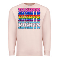 Pale Pink Rights rights rights Premium Sweatshirt - NancyCooperArtShop