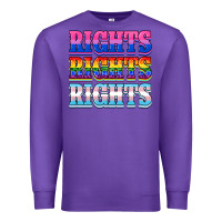 Purple Rights rights rights Premium Sweatshirt - NancyCooperArtShop