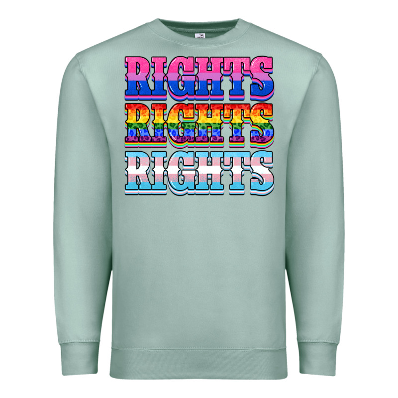 Rights Rights Rights Premium Sweatshirt by NancyCooperArtShop | Teevron