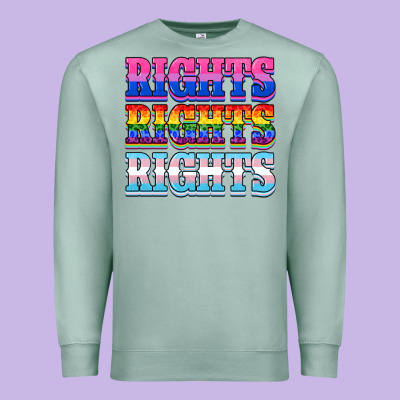 Rights Rights Rights Premium Sweatshirt Designed By Nancycooperartshop