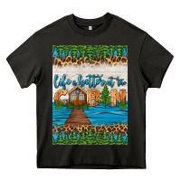 Life Is Better At The Cabin Air Freshener Heavy Core Tee | Teevron
