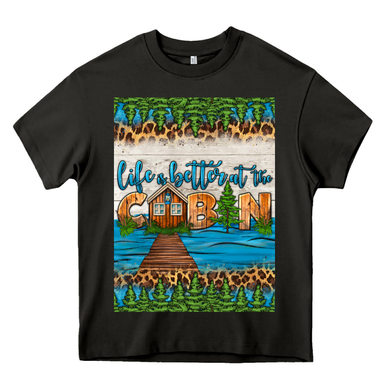 Life Is Better At The Cabin Air Freshener Heavy Core Tee by HRA Design Shop | Teevron