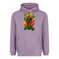 Lavender i am black history Heavyweight Hoodie - NancyCooperArtShop