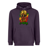 Plum i am black history Heavyweight Hoodie - NancyCooperArtShop