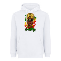 White i am black history Heavyweight Hoodie - NancyCooperArtShop