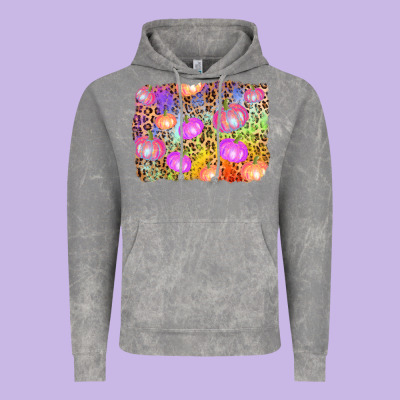 Colourful Pumpkin Background Vintage Hoodie Designed By Adodesignshop