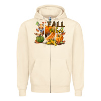 Sandshell Fall Vibes Fox Zipper Hoodie - LillyAllenDesigns