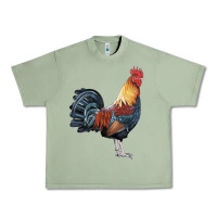 Oil Green New Hampshire Red Rooster Urban Heavy Tee - LillyAllenDesigns