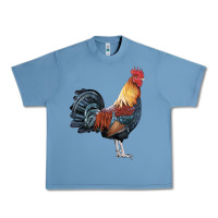 Pebble Blue New Hampshire Red Rooster Urban Heavy Tee - LillyAllenDesigns