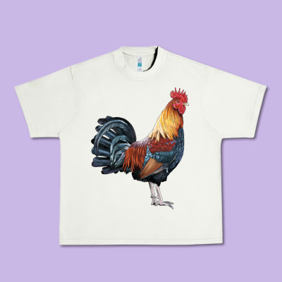 New Hampshire Red Rooster Urban Heavy Tee Designed By Lillyallendesigns