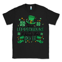 Black the leprechauns made me do it Classic Tee - MaliasSmallBusiness