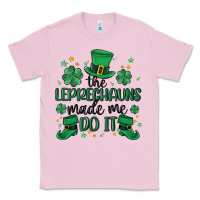 Bubblegum Pink the leprechauns made me do it Classic Tee - MaliasSmallBusiness