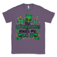 Lavender the leprechauns made me do it Classic Tee - MaliasSmallBusiness
