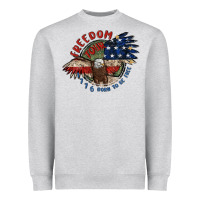 Heather Grey freedom tour Heavyweight Sweatshirt - MaliasSmallBusiness