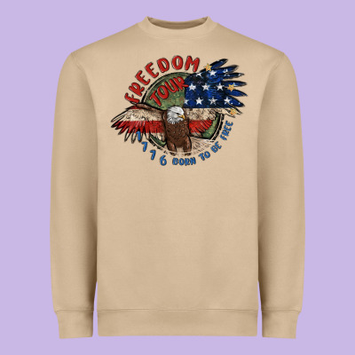 Freedom Tour Heavyweight Sweatshirt Designed By Maliassmallbusiness