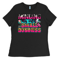 Black minding my own small business Ladies Tee - Zillion Design Studio