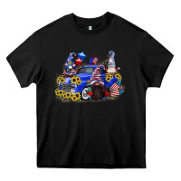 Black 4th of July gnomes with truck Heavy Core Tee - CowGirlArtShop