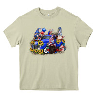 Mossy 4th of July gnomes with truck Heavy Core Tee - CowGirlArtShop