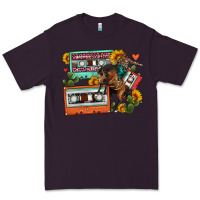 Plum rodeo sunflower cactus cassette Premium Tee - FaDigitalArtStudio