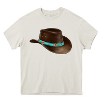 Cream cowboy cap Heavy Core Tee - BarkalooDesign