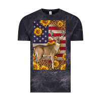 Cloud Black Western American Deer Vintage Tee - LillyAllenDesigns