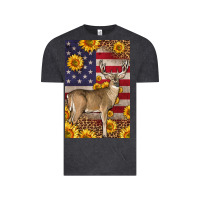 Vintage Black Western American Deer Vintage Tee - LillyAllenDesigns