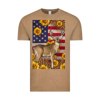 Vintage Coffee Western American Deer Vintage Tee - LillyAllenDesigns