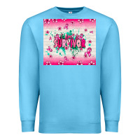 Ocean Blue I am a survivor Premium Sweatshirt - NancyCooperArtShop