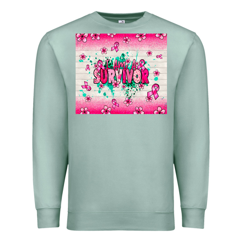 I Am A Survivor Premium Sweatshirt by NancyCooperArtShop | Teevron