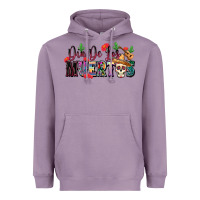 Lavender Dia De Los Muertos Heavyweight Hoodie - texasbilliewilder