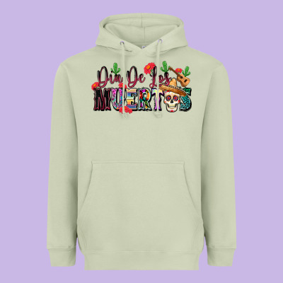 Dia De Los Muertos Heavyweight Hoodie Designed By Texasbilliewilder