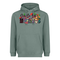 Sage Dia De Los Muertos Heavyweight Hoodie - texasbilliewilder