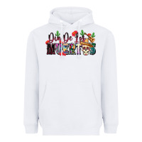 White Dia De Los Muertos Heavyweight Hoodie - texasbilliewilder