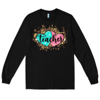 Black heart teacher Long Sleeve Tee - MaliasSmallBusiness