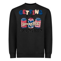 Black getting star spangled hammered Heavyweight Sweatshirt - MaliasSmallBusiness