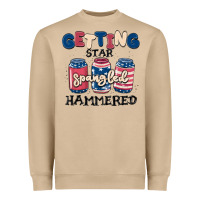 Mushroom getting star spangled hammered Heavyweight Sweatshirt - MaliasSmallBusiness