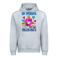 Heather Grey My Patients Are My Valentine Coffee Mug Urban Hoodie - FaDigitalArtStudio