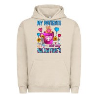 Pigment French Oak My Patients Are My Valentine Coffee Mug Urban Hoodie - FaDigitalArtStudio