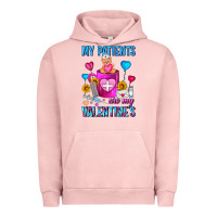 Pigment Salmon My Patients Are My Valentine Coffee Mug Urban Hoodie - FaDigitalArtStudio